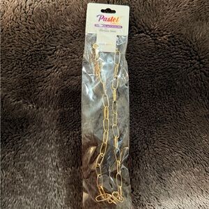 Pastels Gold Chain Necklace